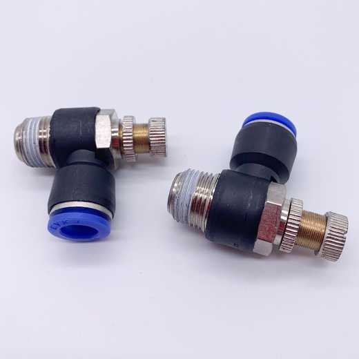 Sl4/6/8/10/12-m5 01 02 03 pneumatic tube quick joint throttle valve speed control valve SL4/6/8/10/12-M5 01 02 03