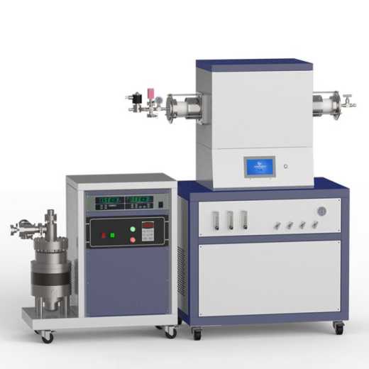 1500℃ single heating zone high vacuum CVD tube furnace for chemical lab