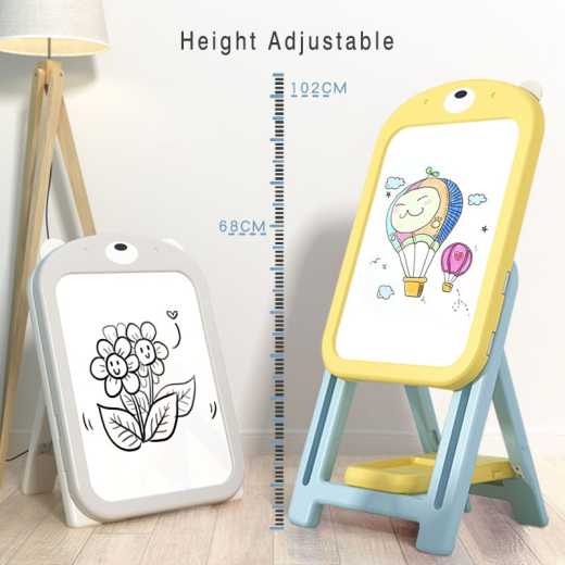 VeryHonor children's furniture magnetic drawing board children's puzzle toy splice folding easel