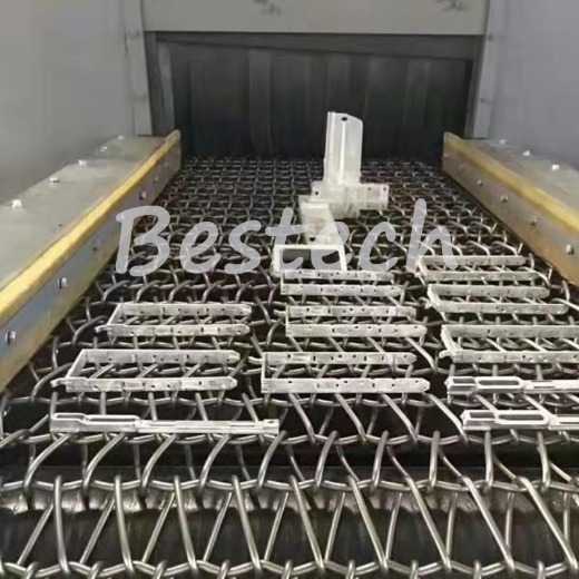 Wire Mesh Belt Shot Blasting Machine for Aluminum Hub