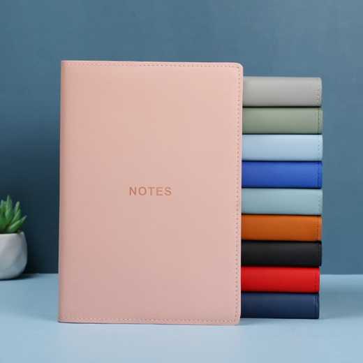 Handern this book creative 32K business office diary calendar this soft leather PU leather notebook custom LOGO manufacturers direct sales