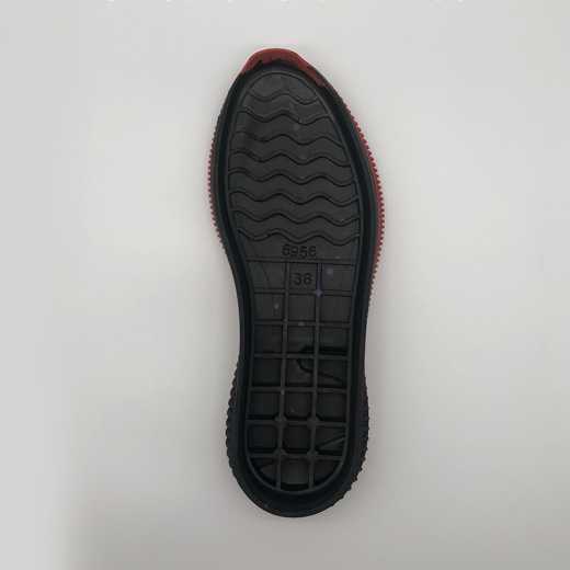 Rubber sole 6956 has good wear resistance, high skid resistance, not easy to break, stable tightness, good air permeability and temperature resistance