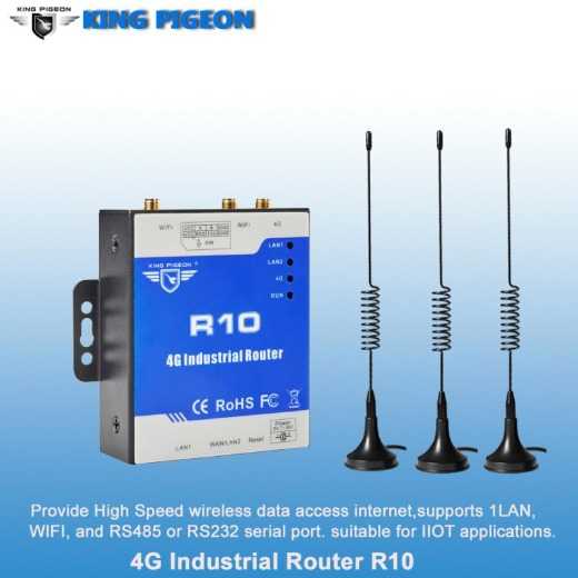 R10 Industrial 4G Router (2LAN 1WAN 1RS485)
