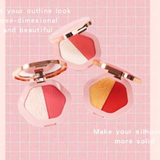 CHAVNK Double-color Repair Blush Highlighter