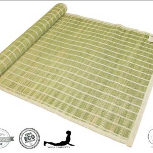 SHAKTHI - Darbha Grass Yoga Mat with Back Rubberized