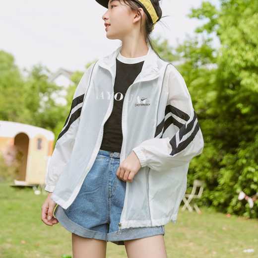 Summer coat for girls, thin and loose, leisure and western style summer dress for children, 2020, new style for girls and girls, sunshade and sun protection