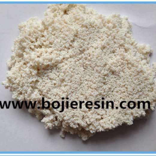 Protein purification ion exchange resin
