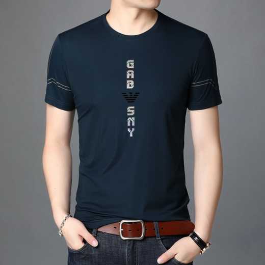 New short-sleeved Ice Cream T-shirt for men, crew-neck print shirt for men, summer quick dry, light weight T-shirt for men