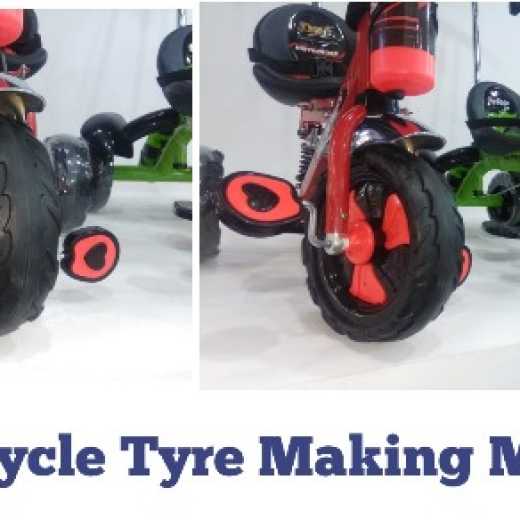 Kids Cycle Tyre Making Machine with Moulds