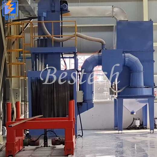 Roller Conveyor Steel H Beam Shot Blasting Machine