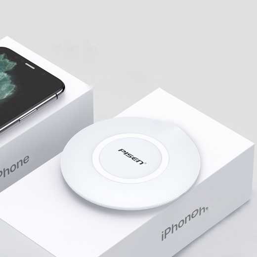 Pinsheng 15W wireless charger mini quick charge iPhone11/XR 8P is suitable for apple huawei xiaomi