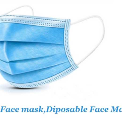 Disposable 3-Layer Masks Anti Dust Breathable Disposable Earloop Mouth Face Mask Comfortable Mask 