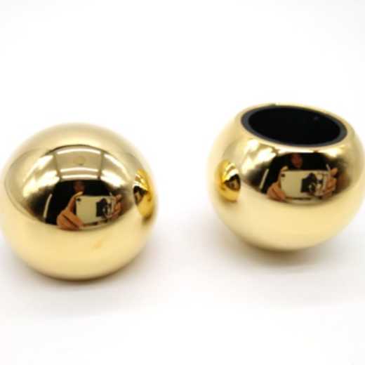 Round ball shape zamac perfume lid wholesale