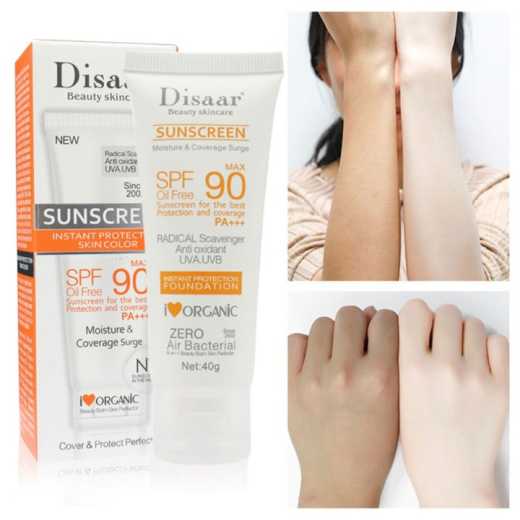 Disaar Facial Body Sunscreen Whitening Sun Cream Sunblock Skin Protective Cream Anti-Aging Oil-control Moisturizing SPF 90 Face