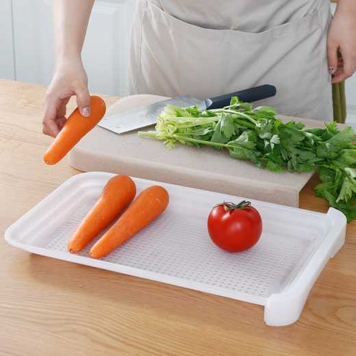 Kitchen dual - use pull - type cutting board water anti - fungus anti - mildew cutting board, vegetables, vegetables, integrated multi-functional cutting board