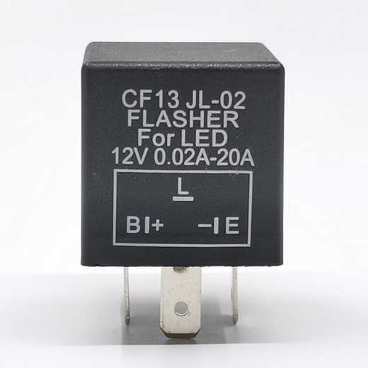 The 12V 3PIN car flasher relay is used for LED steering signals