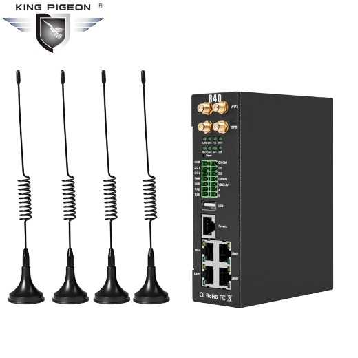 4G dual sim VPN industrial router with 2DI +2DO Relay +4AI GPS wifi 3 LAN 1WAN optional support Modbus RTU to MQTT/TCP/PLC protocol IoT solutions