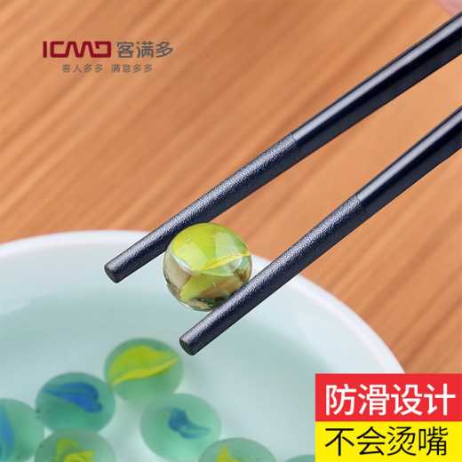 KMD/ Manduo Amber Gold chopsticks Black gold fortune chopsticks