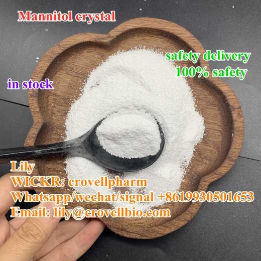 China factory sell Mannitol crystals CAS 87-78-5 (lily WICKR crovellpharm