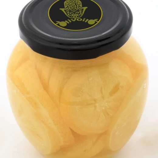 Sliced Lemon in 370 ml in Glass Jar 