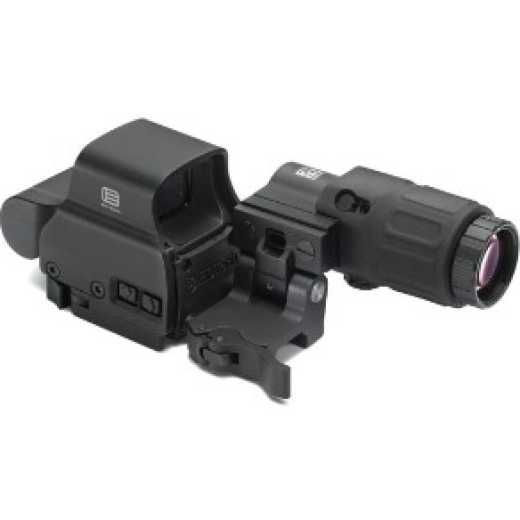 EOTECH HOLOGRAPHIC HYBRID GREEN DOT SIGHT W/ G33 MAGNIFIER AND STS MOUNT