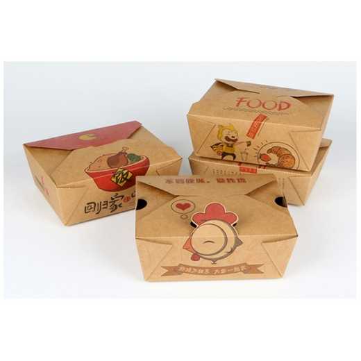 Profunpak disposable paper take lunch box lunch boxes, food