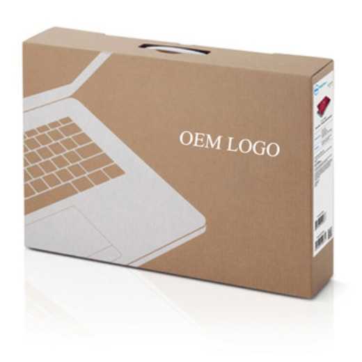 corrugated laptop packaging box custom size and logo