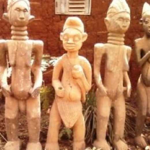 Available  antique Tabwa statues sculpture from Africa. Carved