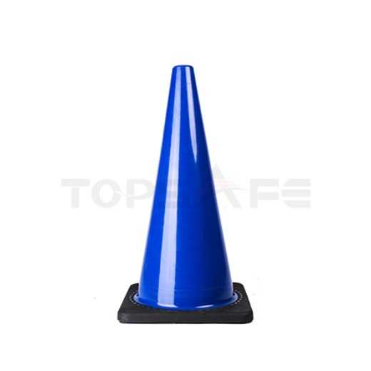 70cm Black Base Wide Body PVC Traffic Cones