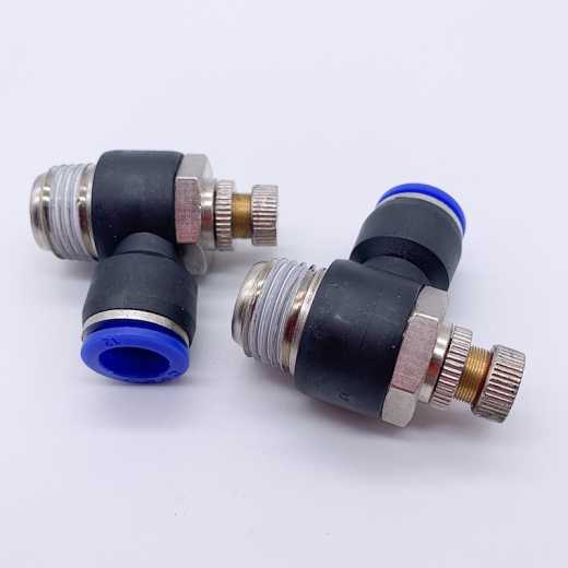 Sl4/6/8/10/12-m5 01 02 03 pneumatic tube quick joint throttle valve speed control valve SL4/6/8/10/12-M5 01 02 03