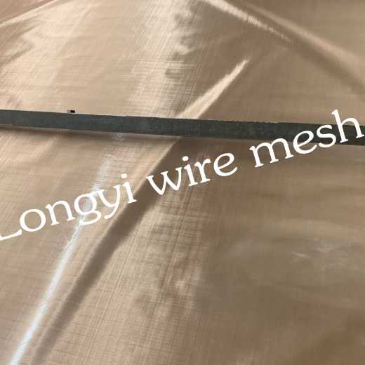 Red copper wire mesh 1 mesh to 400 mesh use for emf shielding mesh