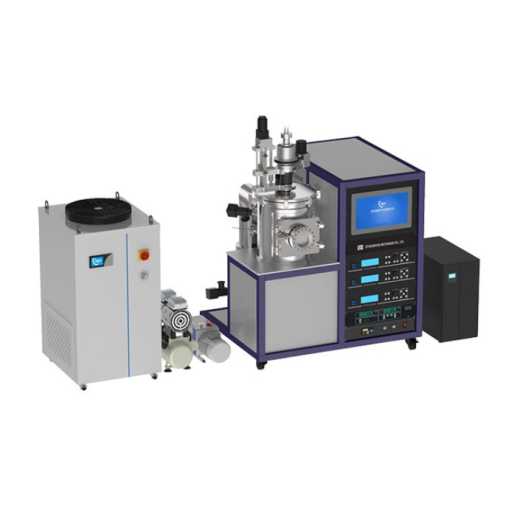 Three upward sputtering source magnetron sputtering coating equipment with UPS
