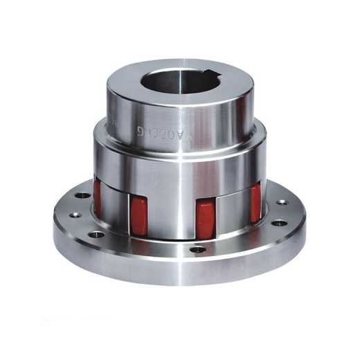 Flanged steel coupling