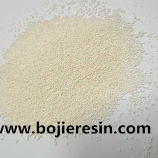 Ion exchange resin for extraction of scandium