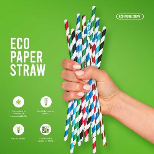 Paper Straw Swirly