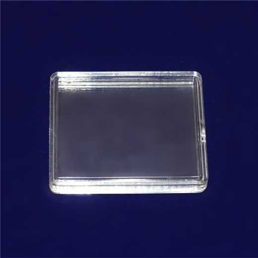 Nali square PS full transparent art gold bars and silver coins collection collection plastic display box of high quality