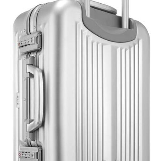 TSA customs lock fashion champagne gold one - piece aluminum magnesium alloy business trolley suitcase boarding luggage