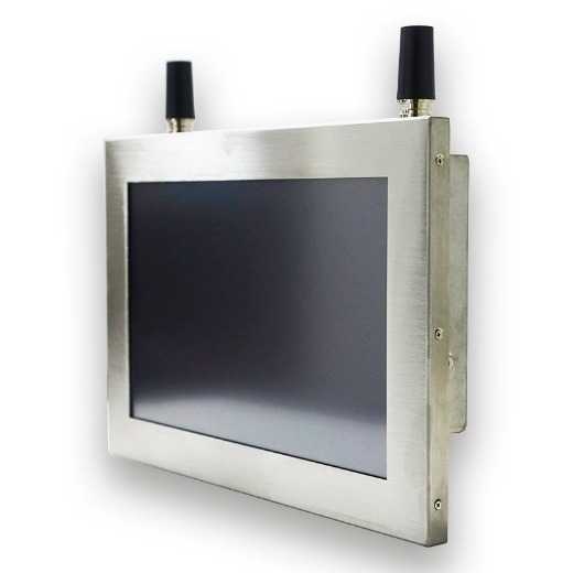 15 inch embedded mounting waterproof true flat panel industrial pc stainless steel resistive touch screen pc