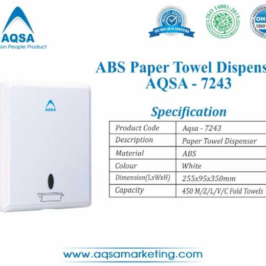 ABS  Paper  Towel  Dispensers (AQSA – 7243 )