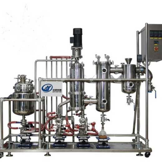 Stainless steel molecular distillation equipment AYAN-F80-A-S essential oil distillation machine factory price