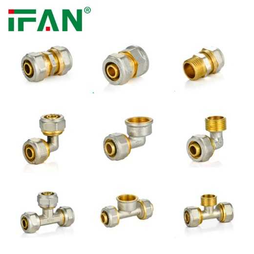 IFAN PEX Compression Brass fitting Wholesale 16mm 20mm Water Tube Plumbing Materials PEX Pipe Water 