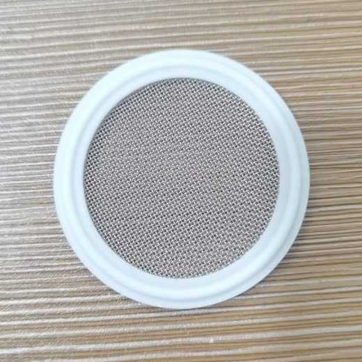 Fastening chuck with filter screen gasket with filter screen gasket for FDA pharmaceutical use