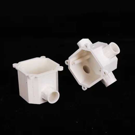 Jiangshan pre-buried 7cm tripronged high octagonal commander box PVC electrical accessories pipe 200 sites pre-buried