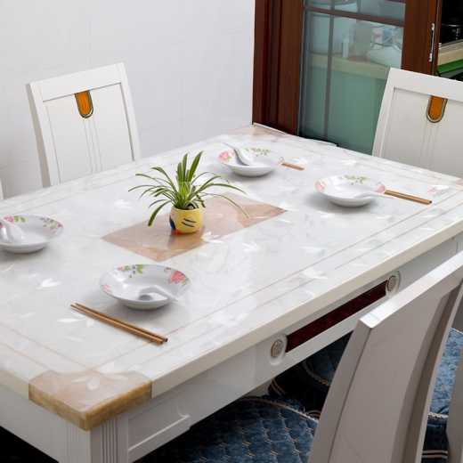Guanglai star you GLXY updated version of the tasteless and water-free transparent table cloth tea table TV cabinet PVC material simple 1m*1m can be customized, wholesale