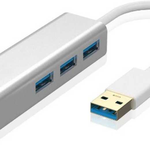 USB 3.0 to Ethernet Adapter 3-Port USB 3.0 Hub with RJ45 1000M Gigabit Ethernet Adapter