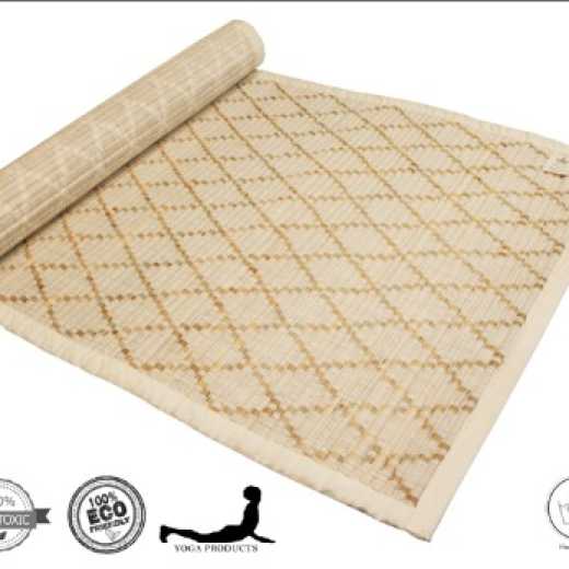 VAIRA - Sambu Yoga Mat with Diamond Pattern & Back Rubberized