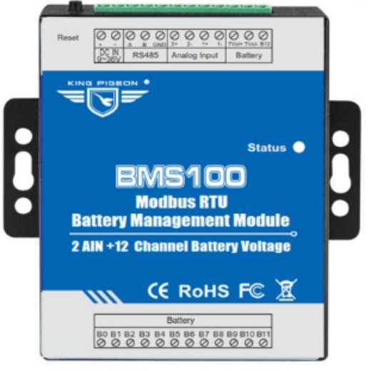 BMS100 Battery Monitoring Module (Measure 12 Battery, 2V6V12V)