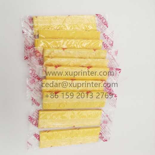 Yellow Compressed Sponge 10mm X 15mm for Offset Printing Machine Heidelberg Ronland Viskovita
