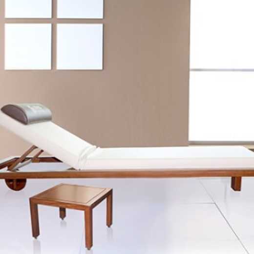 DM-140 LUXURY WOODEN SPA RELAXING BED