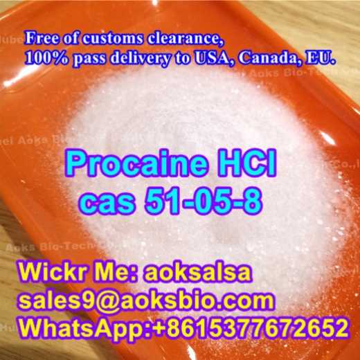 Buy procaine hcl powder cas 51-05-8 procaine hcl China factory bulk supply